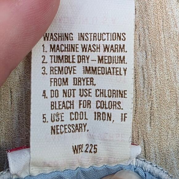 Vintage Freckles Girls Ruffle Skirt Blue Tiered Party Skirt Size 7 USA Made - Picture 5 of 9